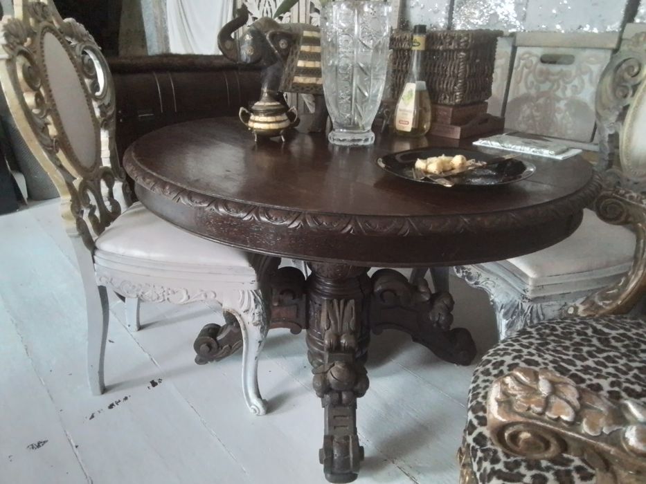 Stół barokowy, dębowy