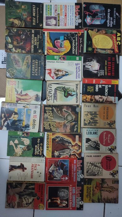63 Livros Policiais antigos