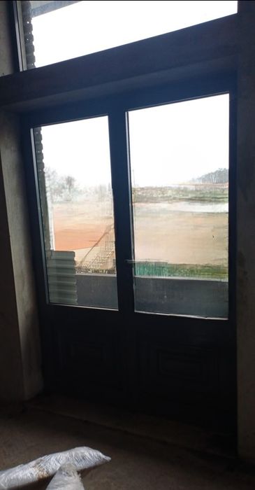 Porta Aluminio Vidro+Painel