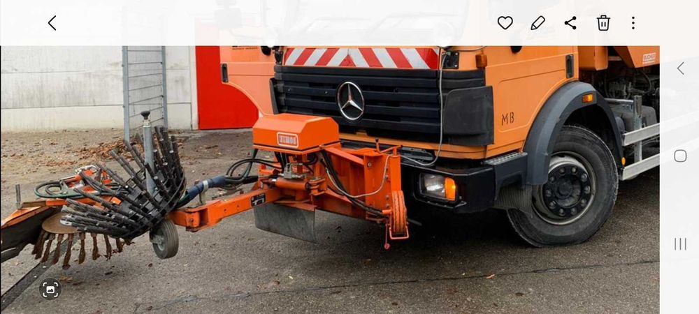 Odchwaszczarka  Komunalna Unimog