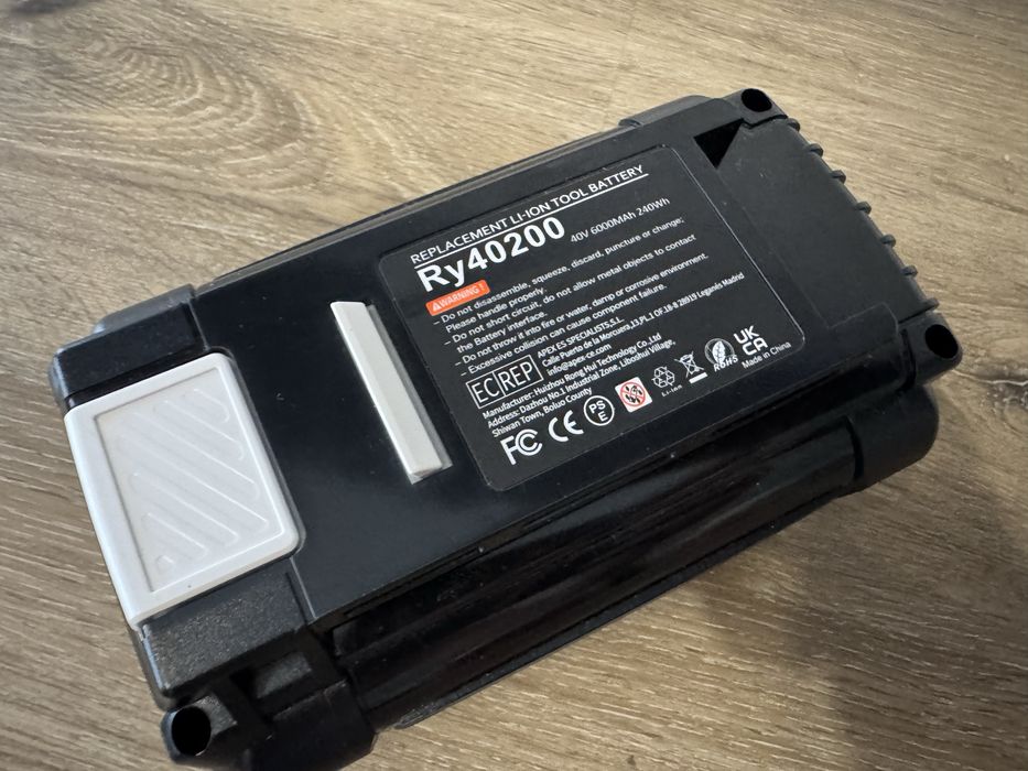 Bateria Li-ion Ryobi 40V 6000mAh