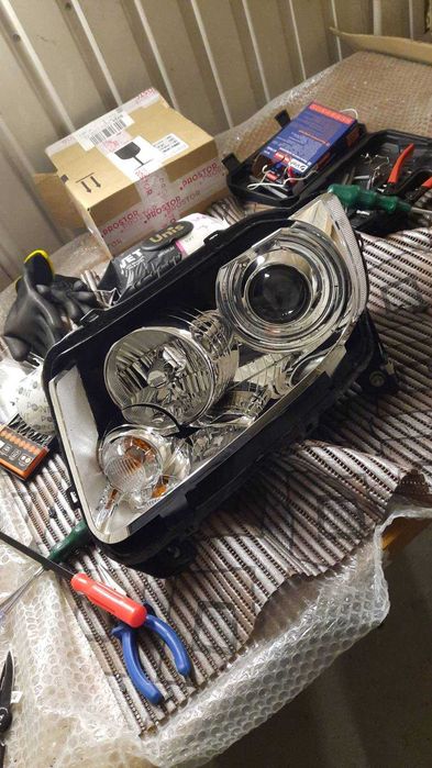 Установка Bi Led линз, распаковка фар, замена стекол/корпуса, ремонт ...