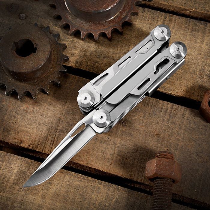 Мультитул с чехлом 12 функций плоскогубцы пила отвёртка кусачки