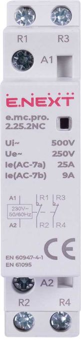 Stycznik modułowy PRO 2p 25A 2NC 230V
