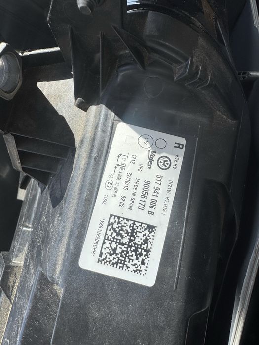 Фари Volkswagen Golf Sportsvan 2014-2020