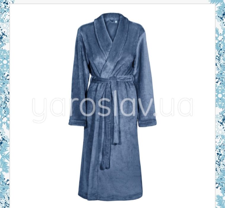 Халат флісовий на запах