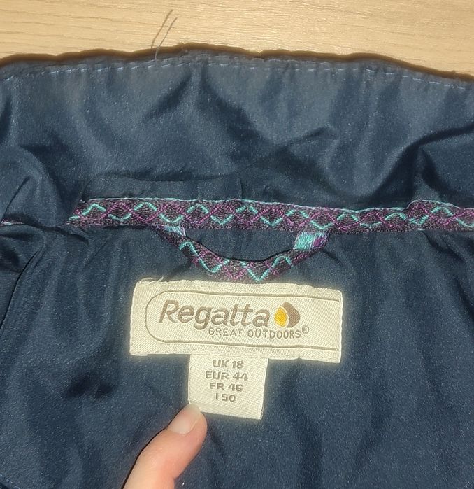 Kurtka Regatta r. 18 / 44 / XXL ocieplana pikowana granatowa