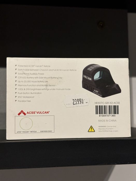 Kolimator Holosun HE507C-GR-X2-ACSS