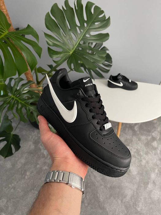 Кросівки Nike Air Force Ambush Black White • Чорні • Нові