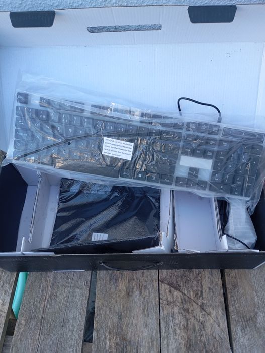 Conjunto teclado e rato