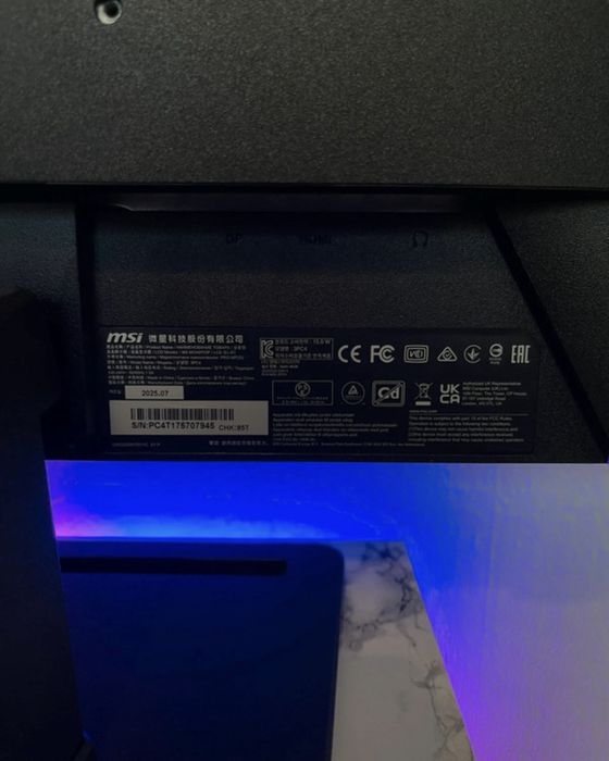 monitor pc msi pro mp252 25 cali