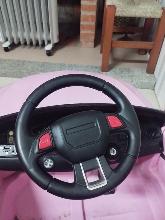 Carro criança a bateria cor de rosa