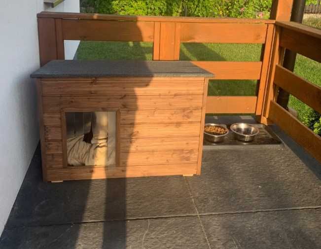 Duża Buda dla Psa 96x66x67cm Chroni przed Słońcem!!!  Otwierany Dach - Wysyłka Gratis!!!