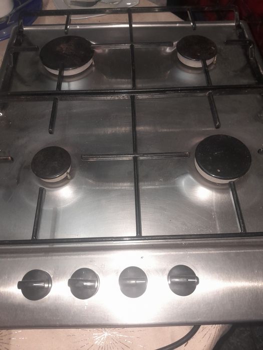 Placa BOSH de encastrar toda em inox 20€