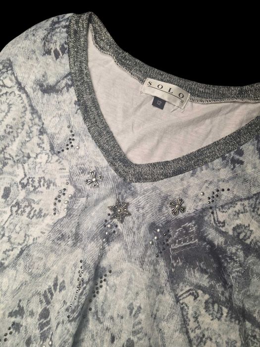 Bluzka boho styl Solo r. 40 zdobienia