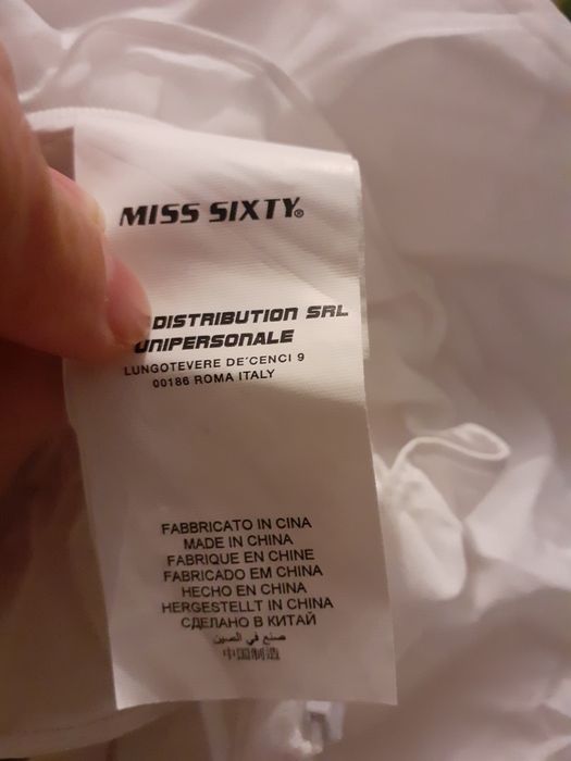 Bluzka biała miss sixty  boho hit okazja