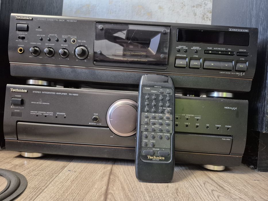 TECHNICS: Wzmacniacz SU-A800, DECK RS-BX747, ALTUS 140
