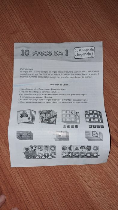 Jogo: Aprendo jogando 10 em 1