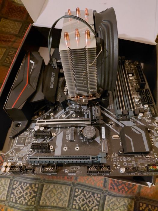 Комплект материнська плата z390m gaming, процесор intel  i7 8700 k