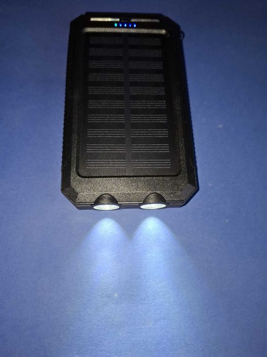 Power bank 7000 mAh com painel solar