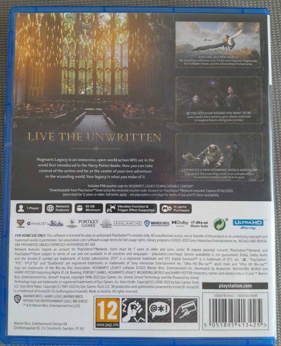 Jogo Hogwarts Legacy - PS5 - Semi-novo