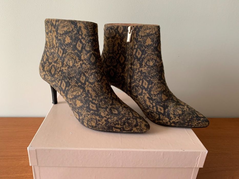 Ботильоны   сапожки  леопардовые   р 38/ 24см/