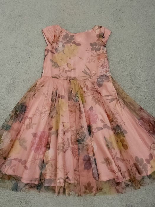 Sukienka elegancka, na przebranie na komunię 128