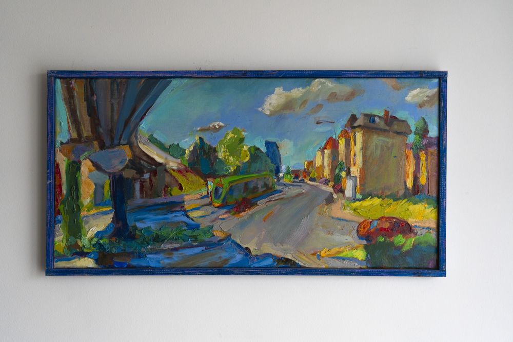 Obraz olejny „Przystanek poznański”