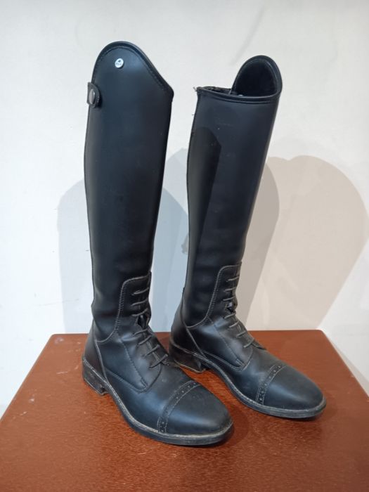 Botas de equitação pele 35