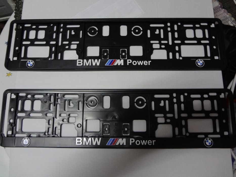 Suportes matricula para Audi s-line e quattro, Mercedes, BMW e MINI co