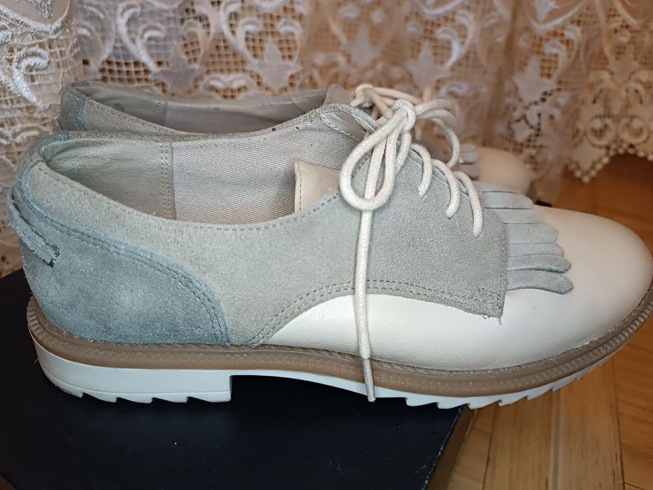 Туфлі лофери мокасіни шкіра Clarks р. 35,5, устілка 22,5 см