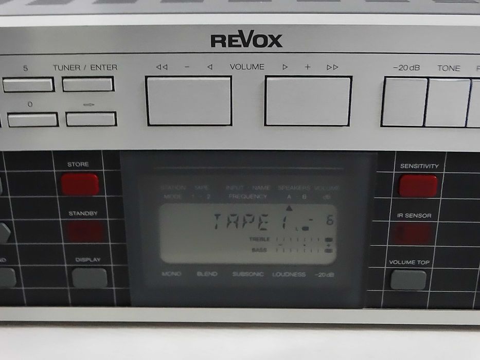 Amplituner REVOX B 285 – Legendarny Klasyk Hi-Fi Stan Bardzo Dobry