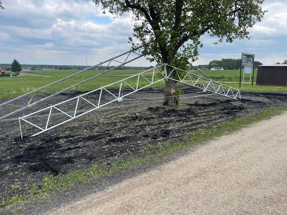 Profil ocynkowany 140x60x3 4.90m Nowy podciąg belka wiata Hala słupy