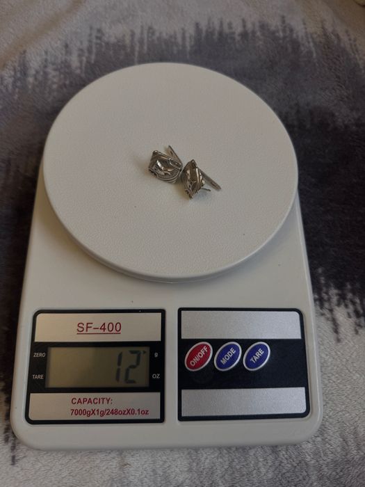 Сережки зі срібла