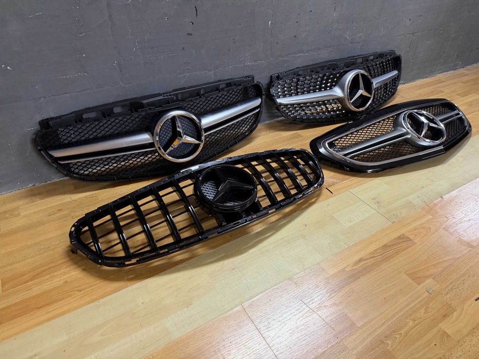 Решітка радіатора W212 2013-2016 року | в стилі diamond GT AMG амг гт