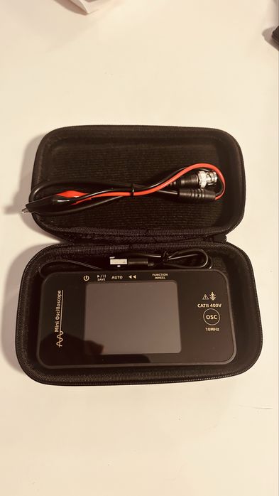 Osciloscópio digital portátil BSIDE OT3 10MHz largura de banda 2.8 "tela colorida TFT-mini osciloscópio com 1200mAh recarregável