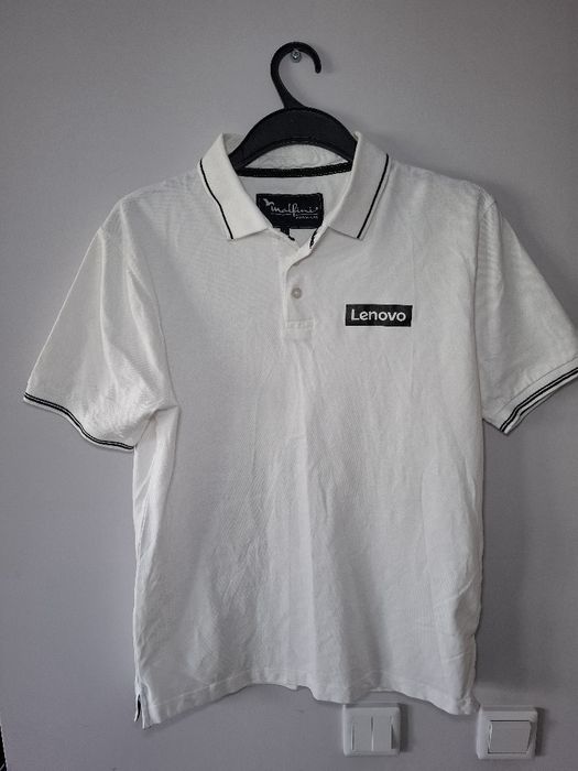 Nowa biała koszulka polo t-shirt malfini premium lenovo rozmiar L