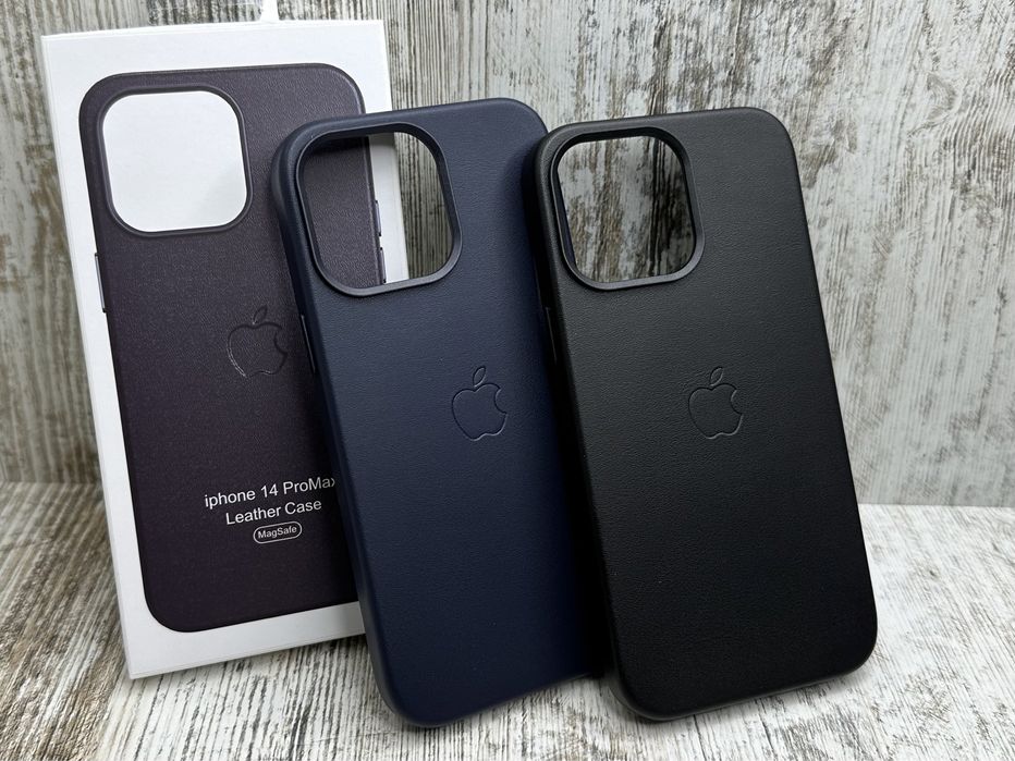 Чехол Leather Case MagSafe на iPhone 14 Pro Max/ 14 Pro/ 14 чохол
