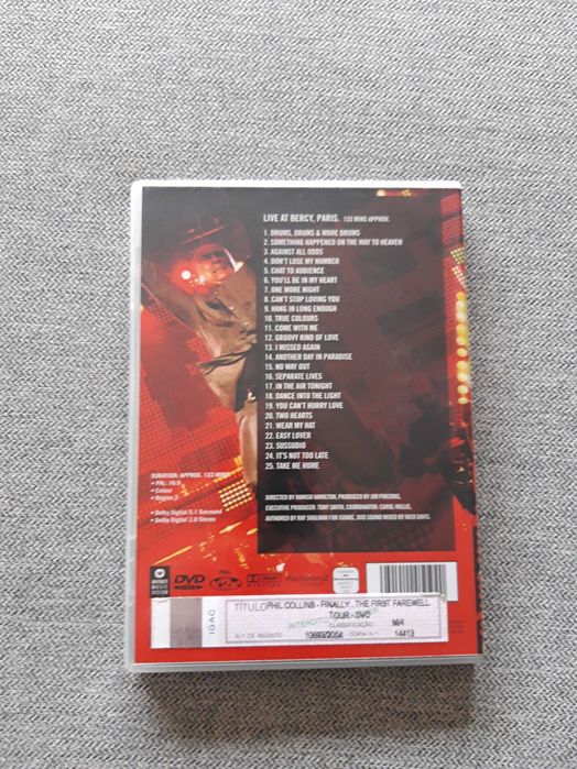 DVD musical concerto "Finally...the first Farewell tour" Phil Collins