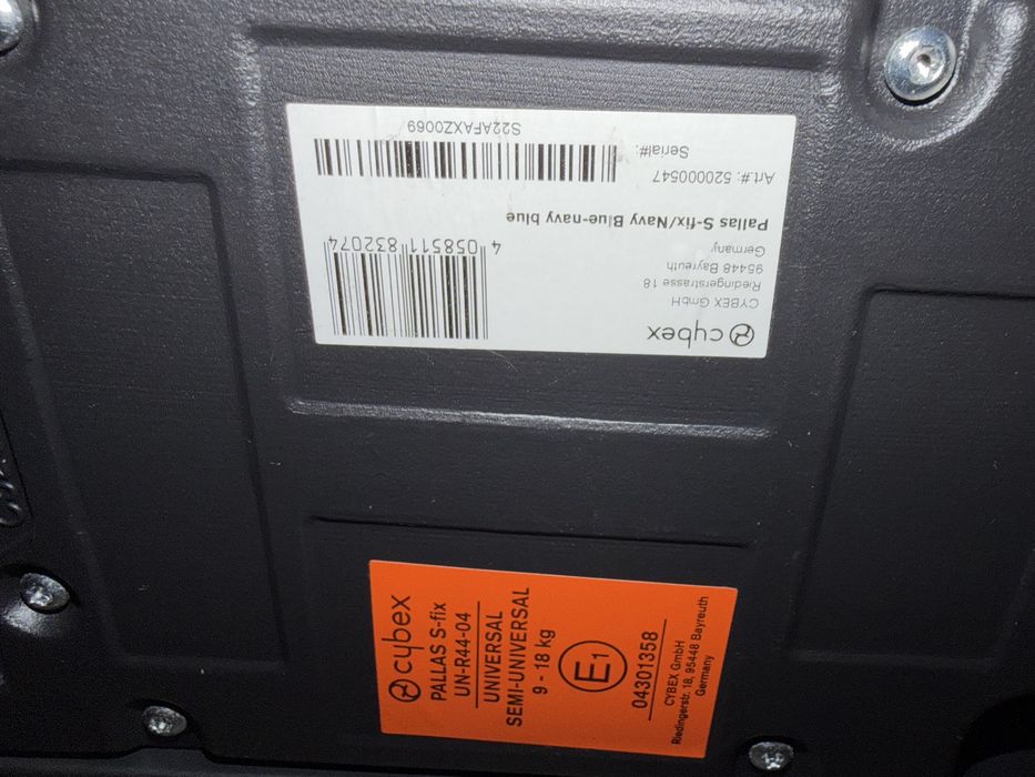 Автокрісло Cybex Pallas  S-Fix