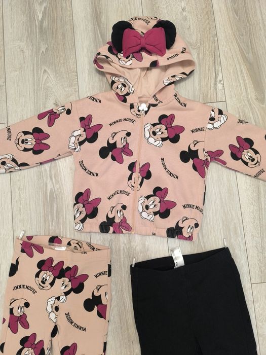 Komplet bluza i getry leginsy spodnie  Myszka Minnie 110 C&A