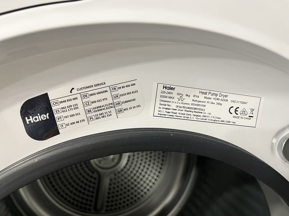 Máquina de secar roupa