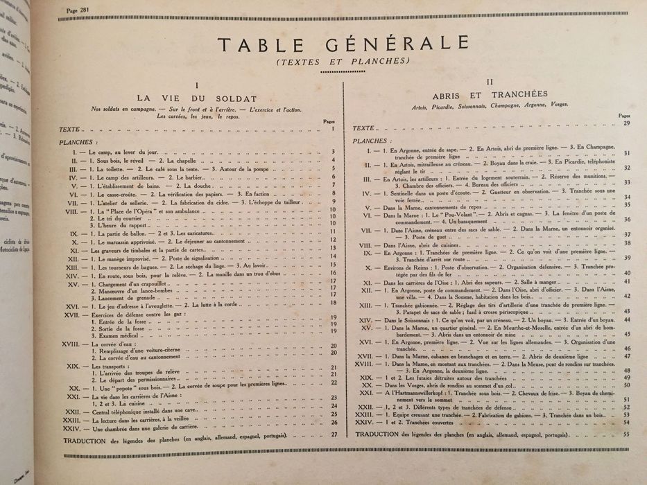 I Guerra Mundial. La Guerre. Documents de l´Armée