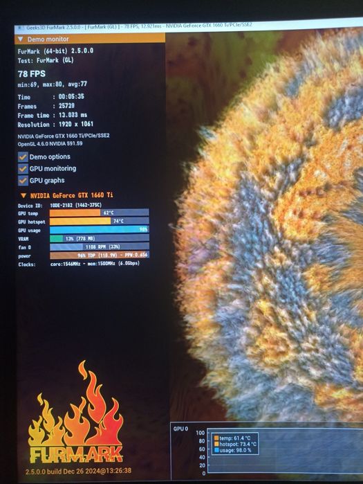 NVIDIA GeForce GTX 1660 TI MSI GamingX 6G