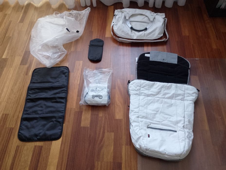 Hartan Racer GT + fotelik Cybex Aton5, zestaw 3w1 na zimę + dodatki