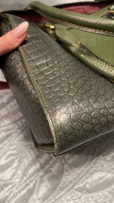 Сумка з натуральної крафтової шкіри