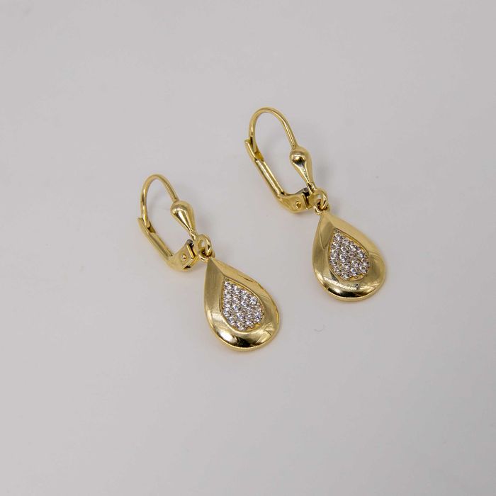 Złote kolczyki 585 2,41 gram 3cm Nowe WYSYŁKA GRATIS