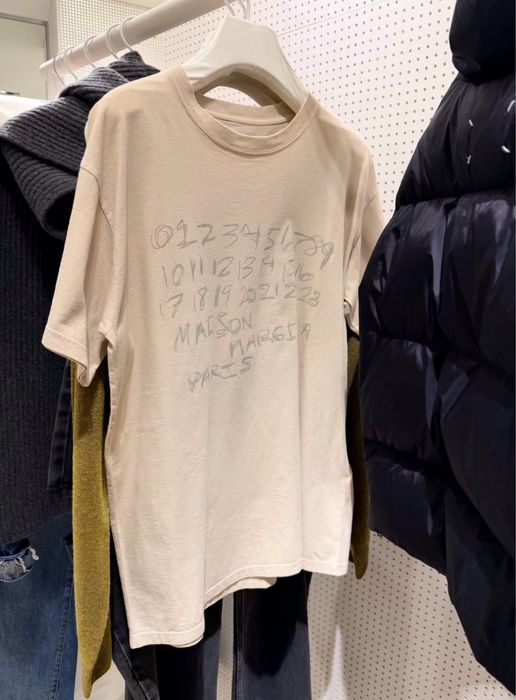 Maison Margiela Numeric Logo T-Shirt  футболка