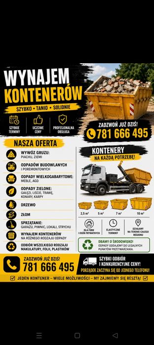 Wywóz gruzu i odpadów