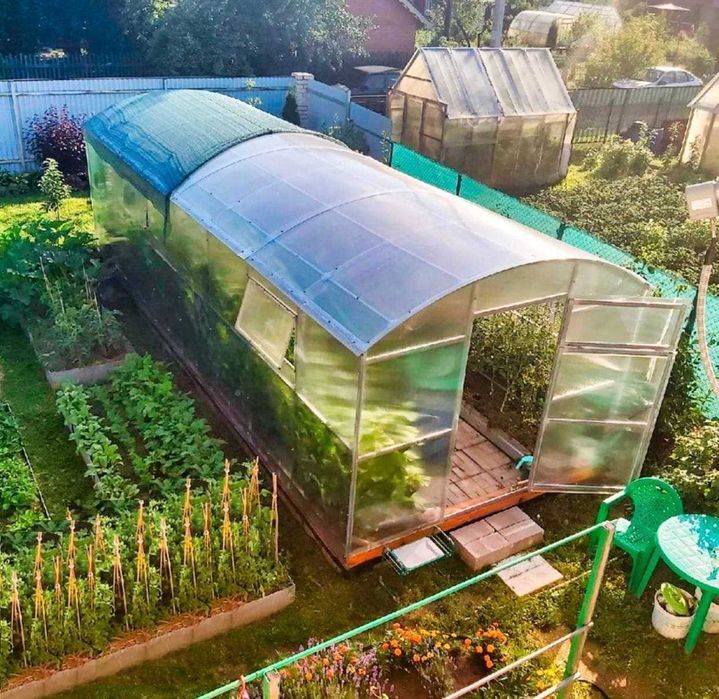 Szklarnia z poliwęglanu 3x4 WYSOKA 3x6 3x8 3x10 3x12 PRODUCENT+DOSTAWA